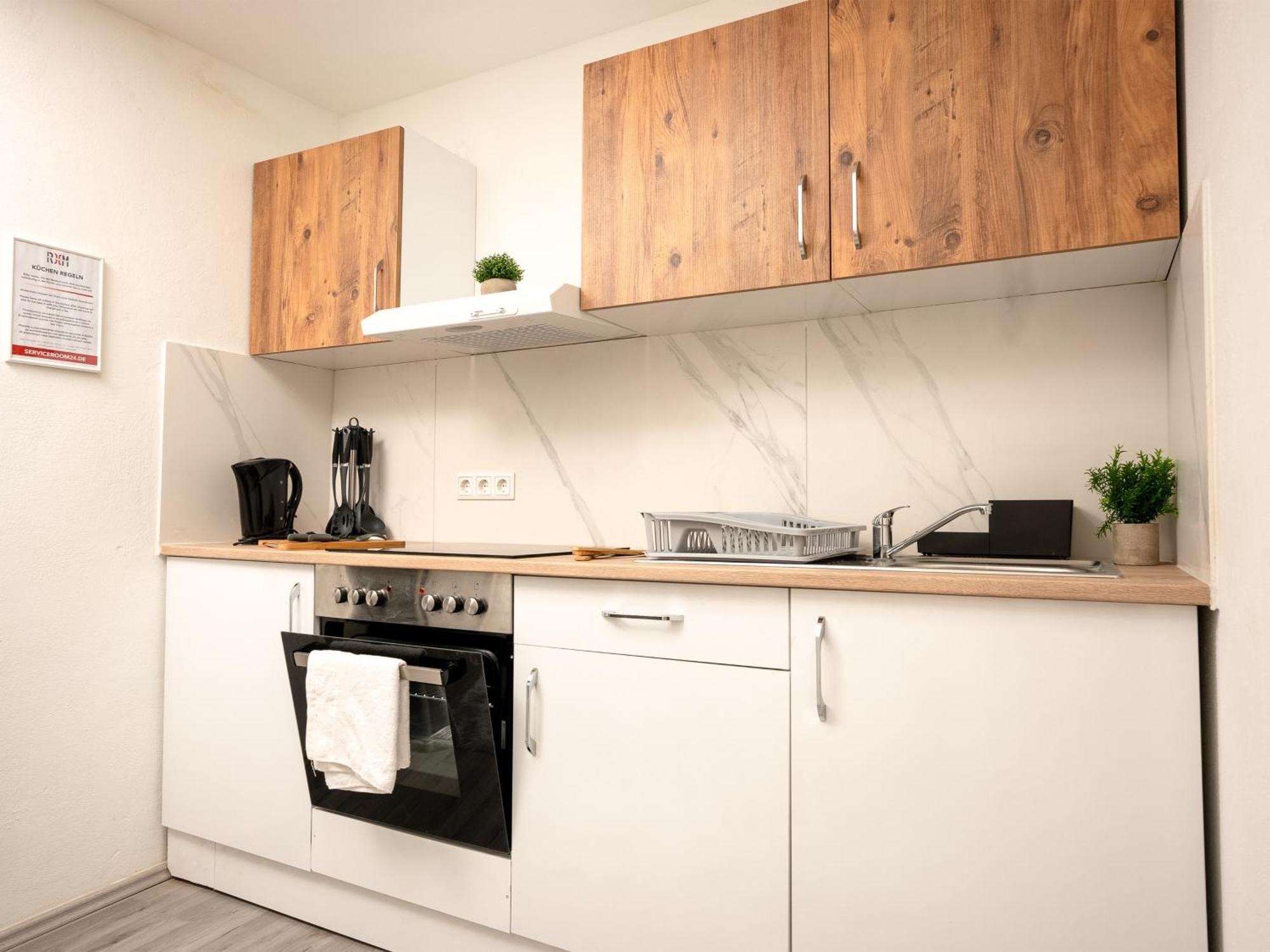 Serviceroom24 - Apartment 4 In Herten Wlan - Smart-Tv - 24-7 Check-In Und Kueche Exteriér fotografie